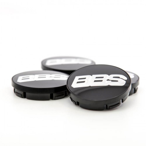 BBS Center Cap Silver/Black Without Clip Ring