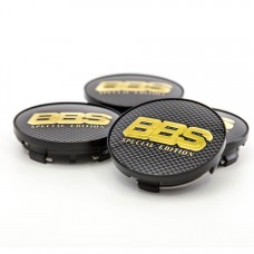 BBS Center Cap Gold/Carbon Special Edition With Clip Ring