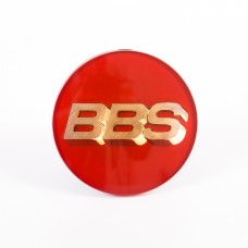 BBS Center Cap Gold/Red WITHOUT Clip Ring