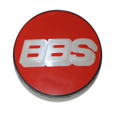 BBS Center Cap Silver/Red Nüburgring Edition With Clip Ring