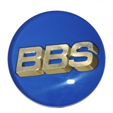 BBS Center Cap Gold/Blue With Clip Ring